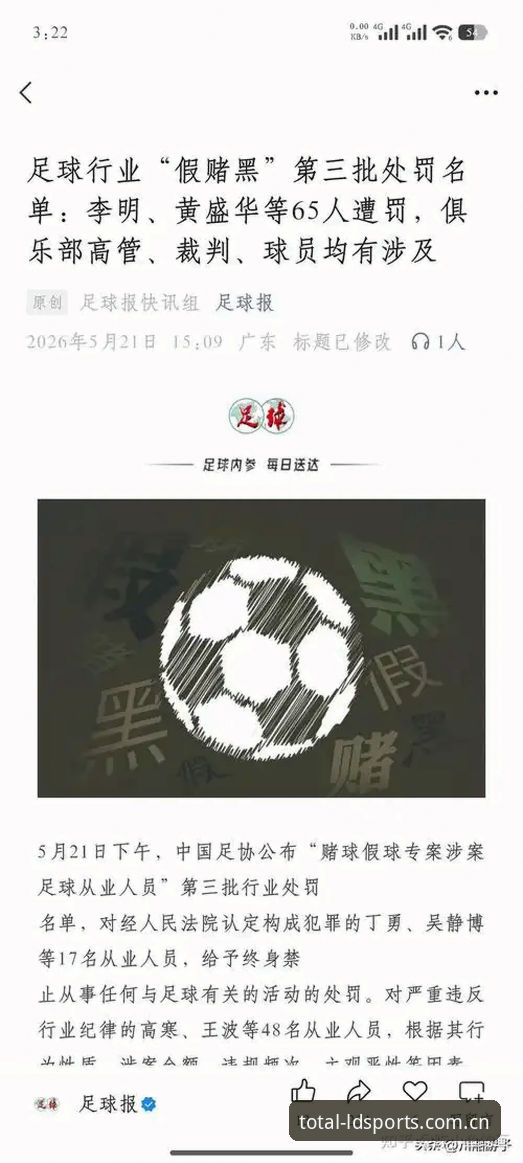 中国足球整顿风暴实用指南：解读足协第三批禁足名单与行业重生信号